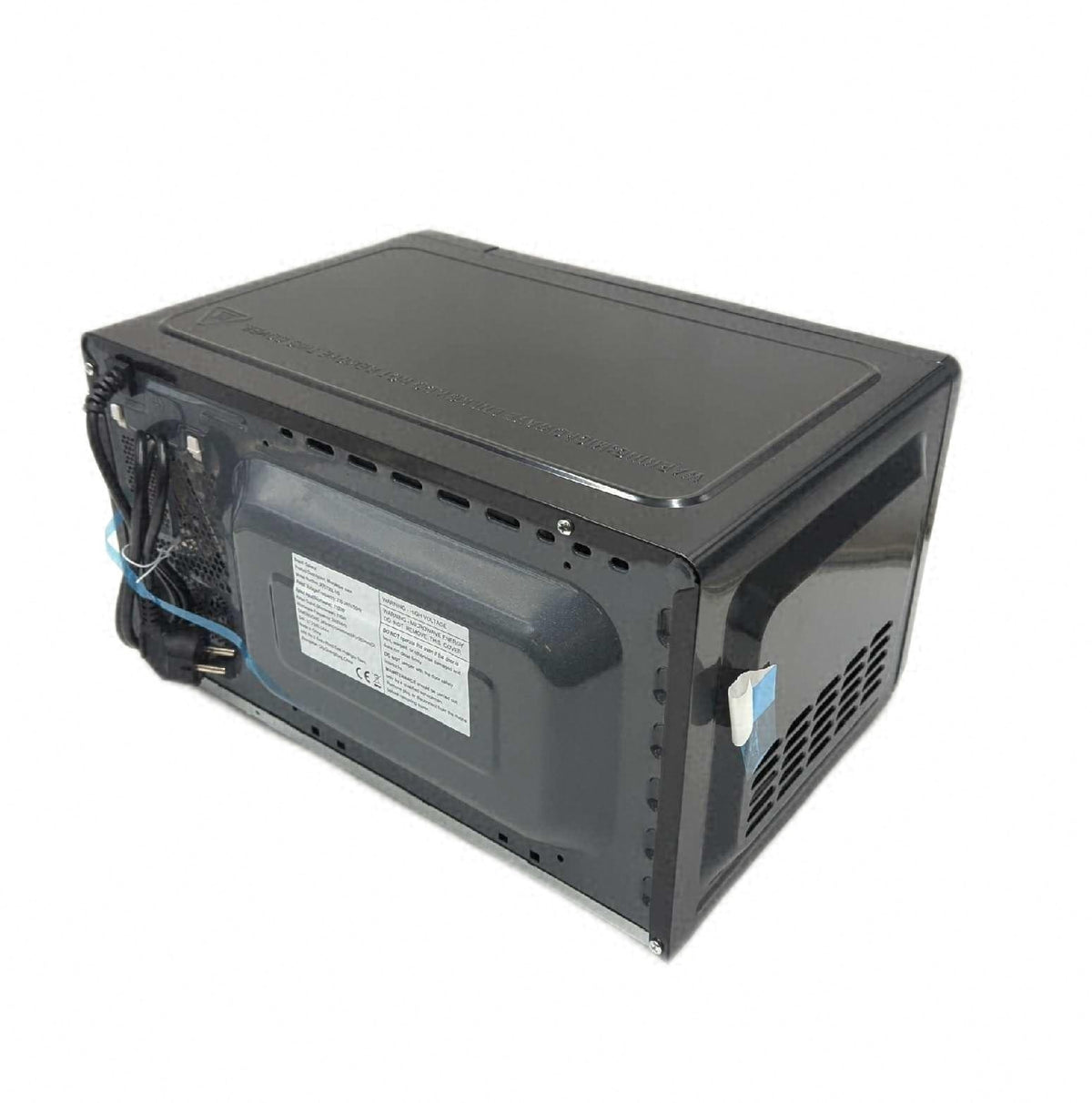 Galanz Mikrowelle freistehend 20 L 700 W Schwarz mit Drehteller kompakt und praktisch