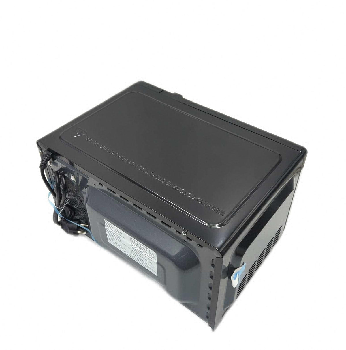 Galanz Mikrowelle freistehend 20 L 700 W Schwarz mit Drehteller kompakt und praktisch