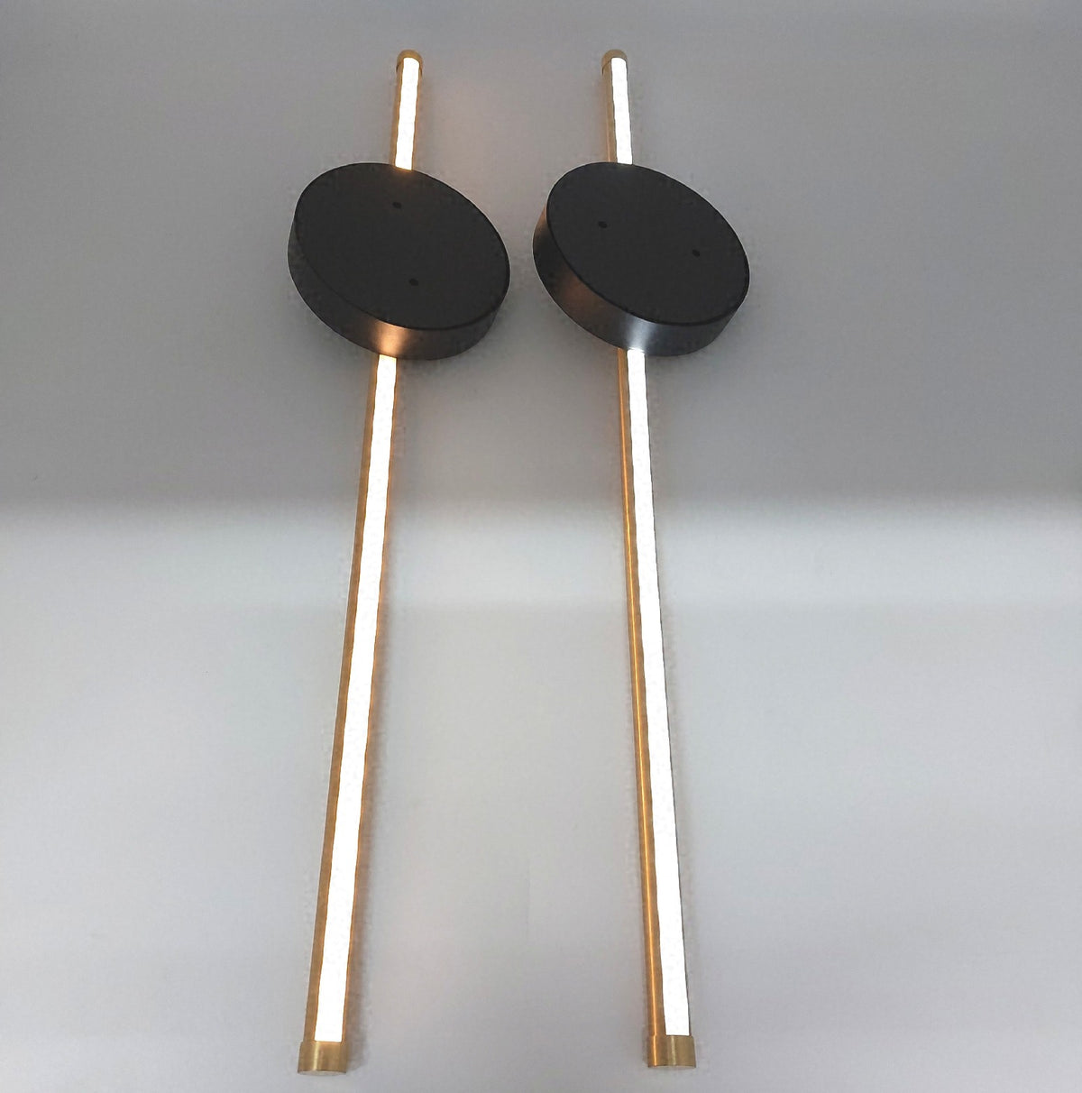 Dehobo Kristall LED Wandleuchte Innen Akku Kabellos Wandlampe Innen 2 Stück Set