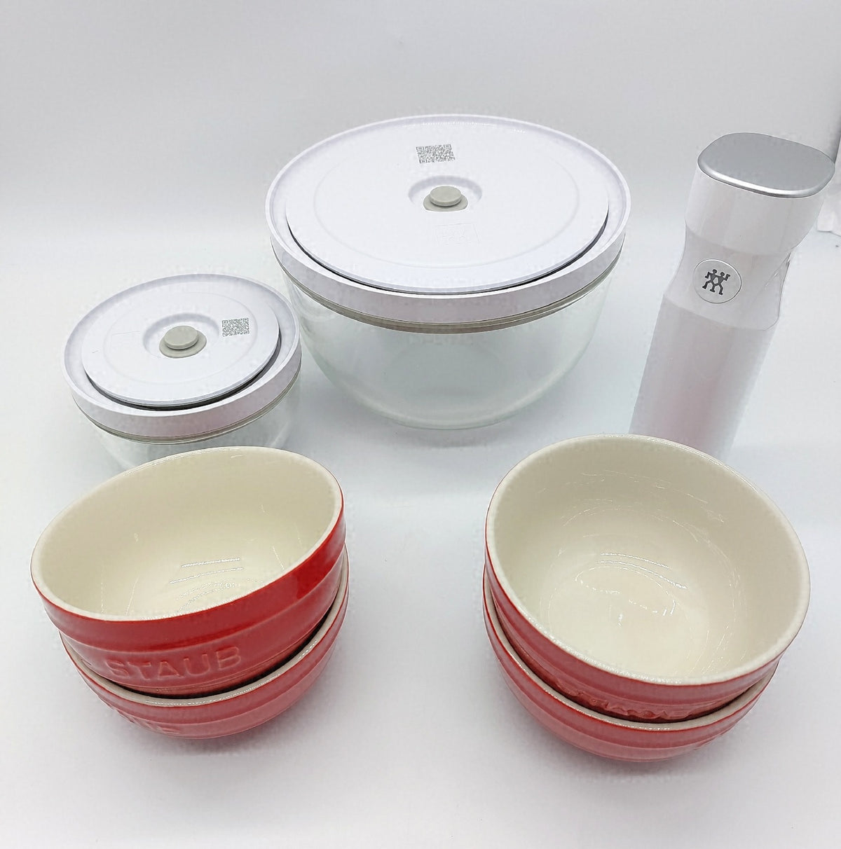 ZWILLING Fresh Save BOWLS Vakuum Starter Set Glas 12cm 18cm