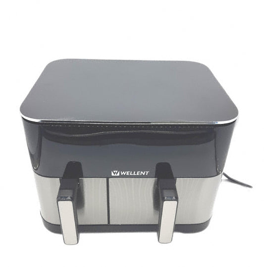 WELLENT 11L Heißluftfritteuse 2 Kammern 2600W Heißluftfritteuse