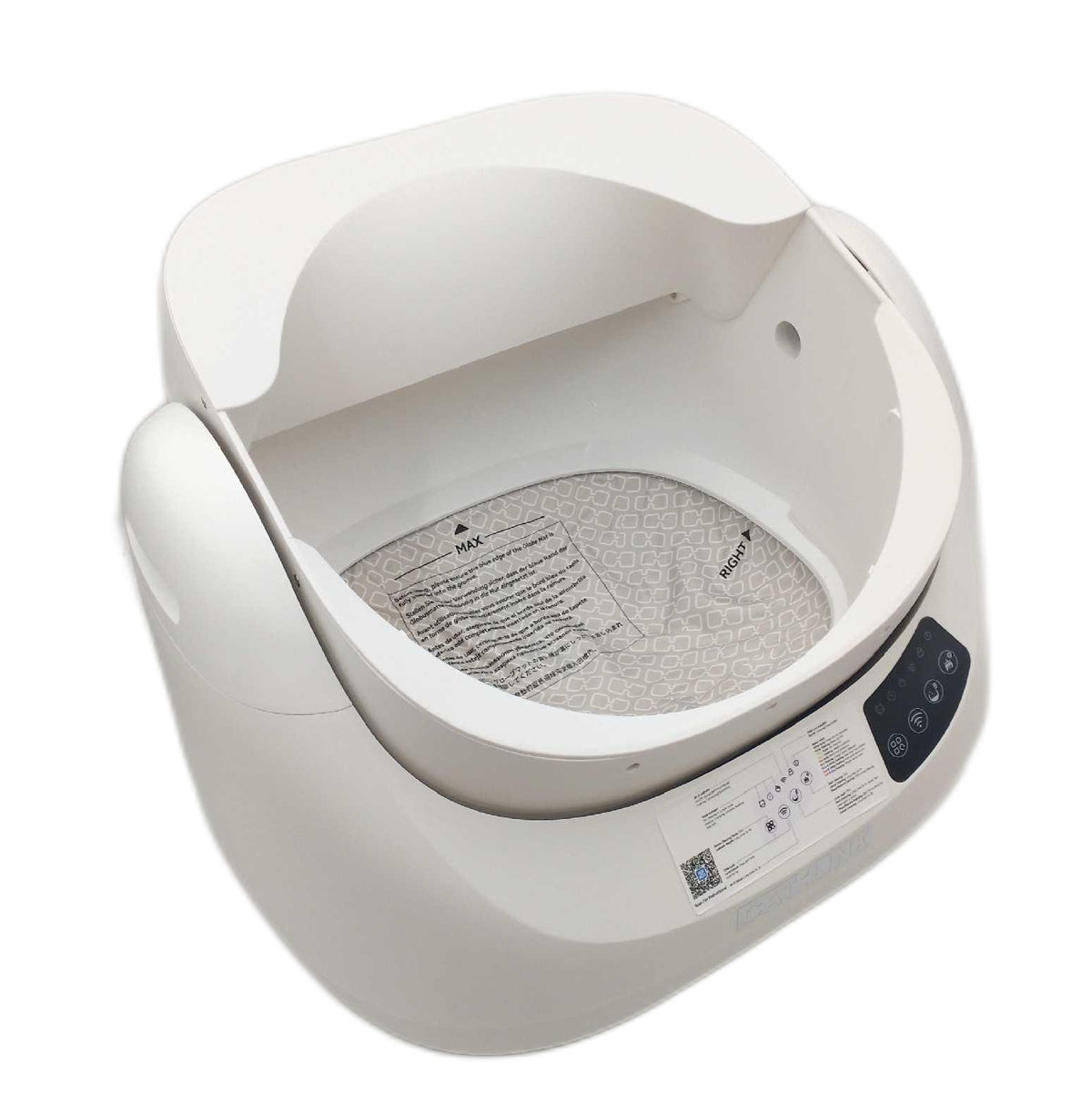 Selbstreinigende Katzentoilette XXL offen Top Design Katzenklo 5 GHz WLAN Funktion
