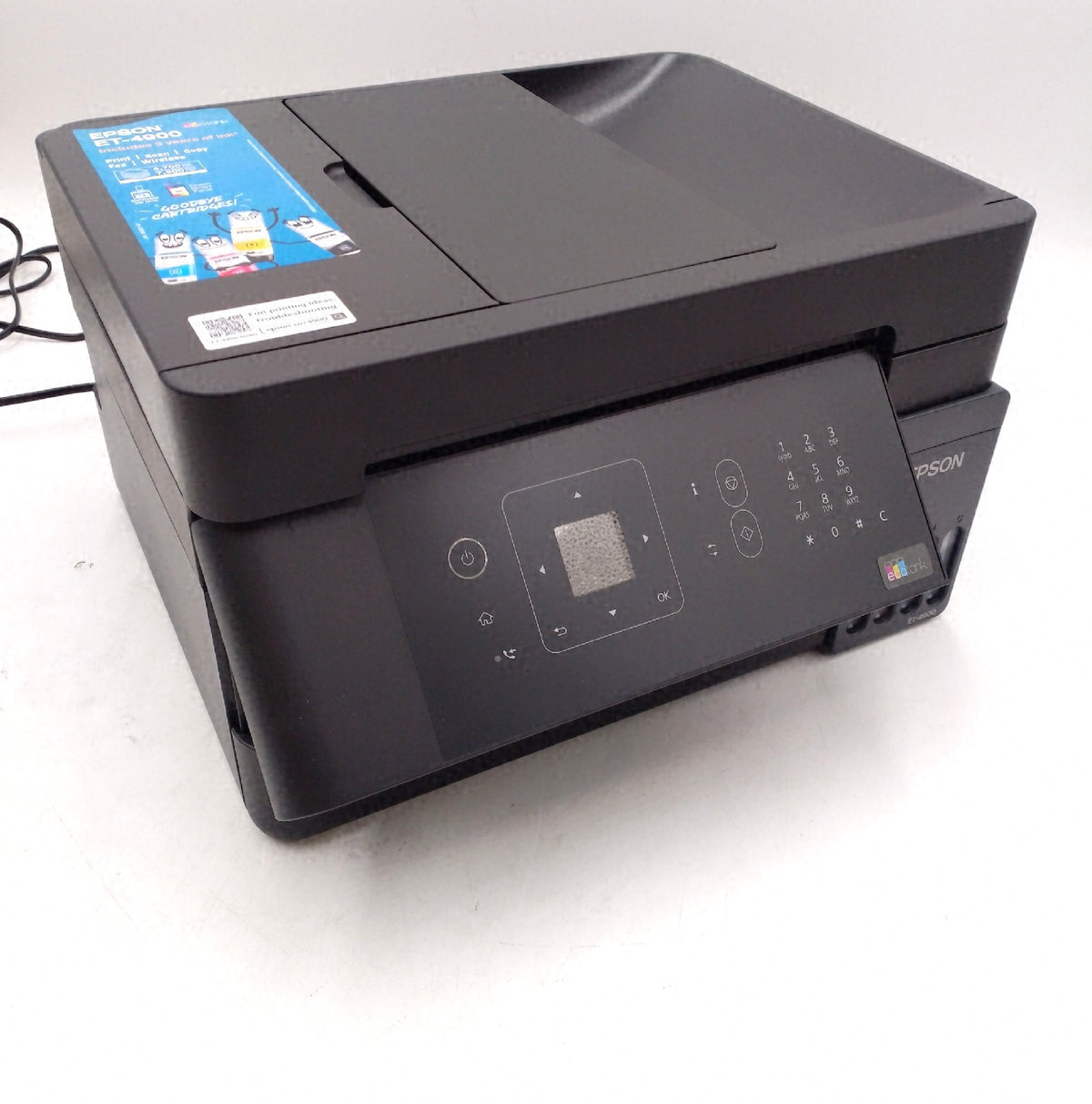 Epson EcoTank ET 4900 WiFi Ethernet Drucken Kopieren Scannen Top Zustand Tanks