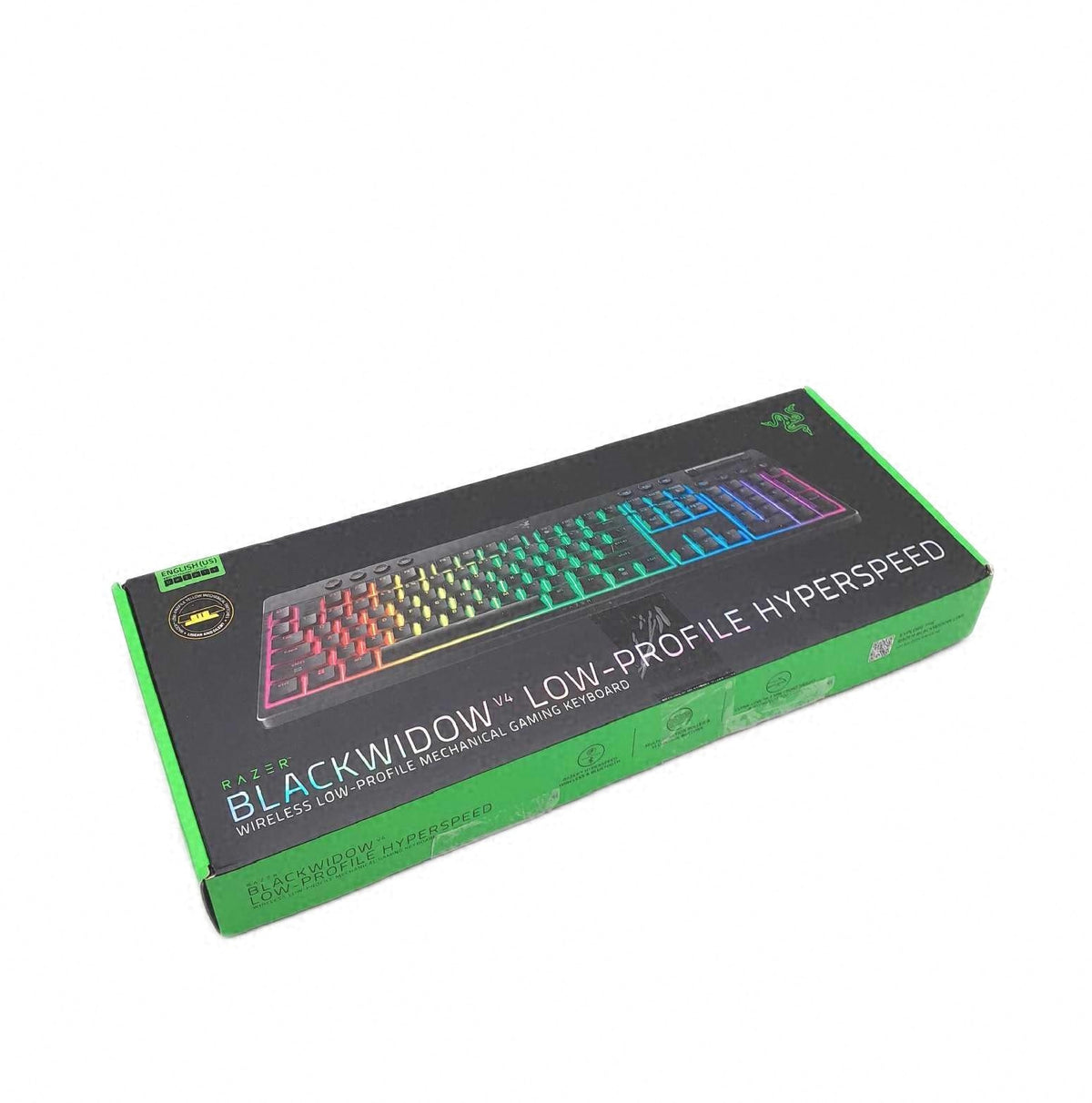 Razer BlackWidow V4 Low Profile HyperSpeed Wireless Tastatur Englisch Layout