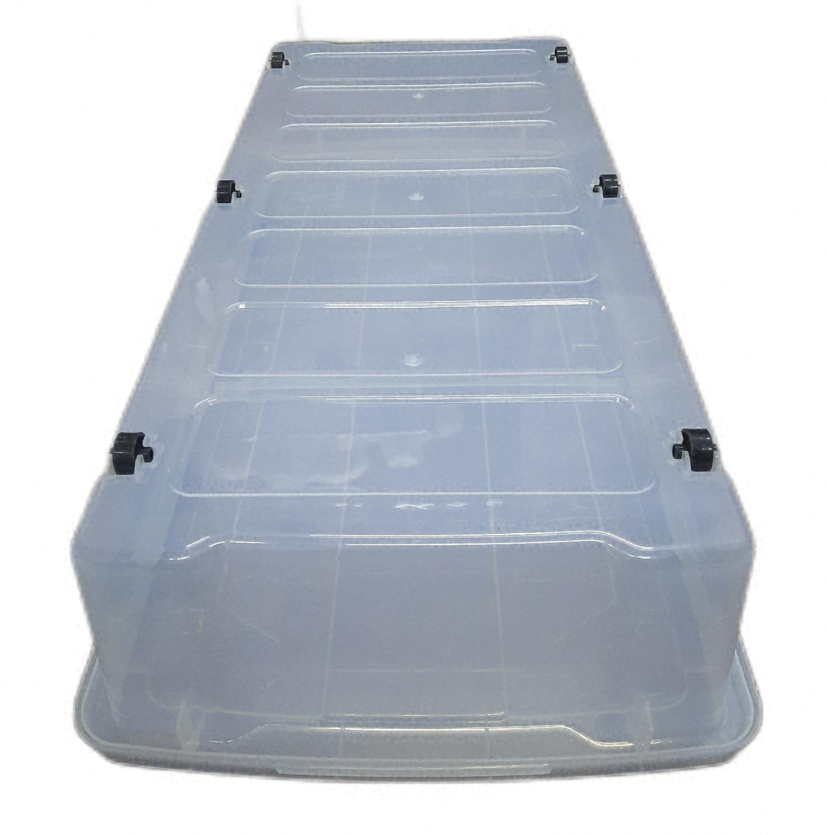 Cetomo 50L 3er Pack Aufbewahrungsbox mit Deckel 1 Deck