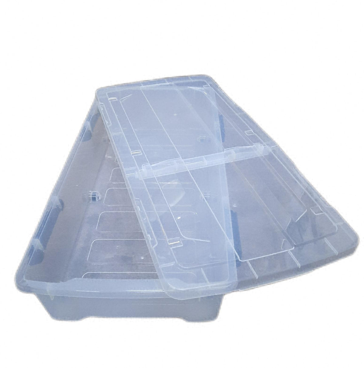Cetomo 50L 3er Pack Aufbewahrungsbox mit Deckel 1 Deck