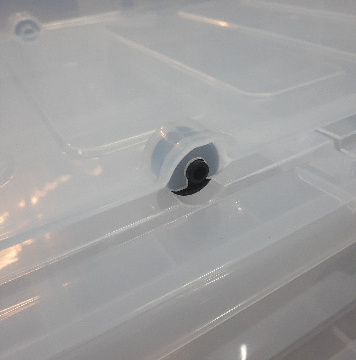 Cetomo 50L 3er Pack Aufbewahrungsbox mit Deckel 1 Deck