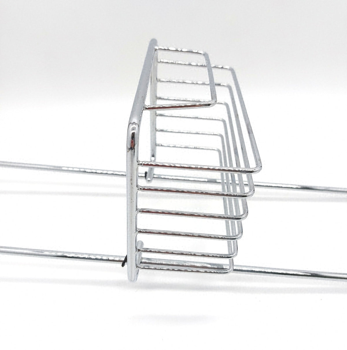 kowald Design Duschkorb zum Hängen Chrome schmales Design Duschablage Badezimmerkorb