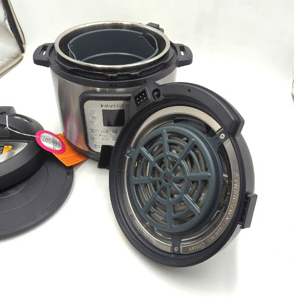 Pot Duo Crisp Air Fryer 11 in 1 Multikocher Schnellkochtopf 57 Liter Luftfritteuse