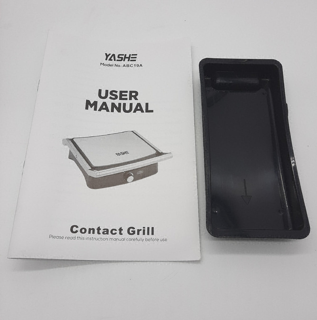YASHE Kontaktgrill Sandwichmaker Temperaturregler 180Â° aufklapp-Beschichtung