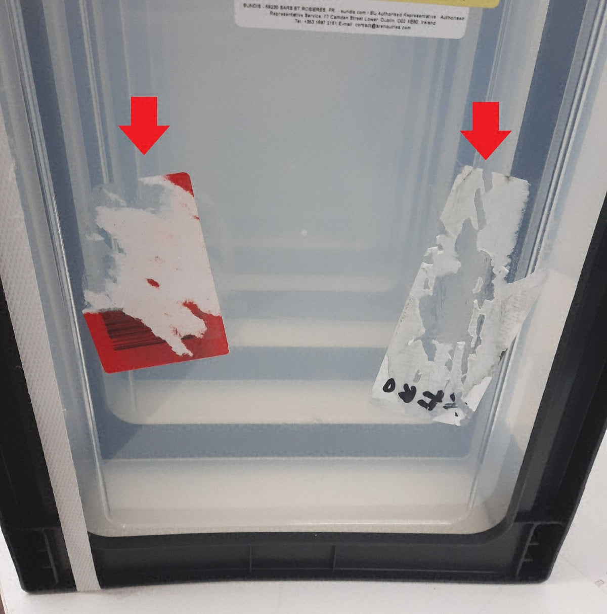 SUNDIS Orgamix Schubladenbox Kunststoff 8 Transparent Klebereste unten