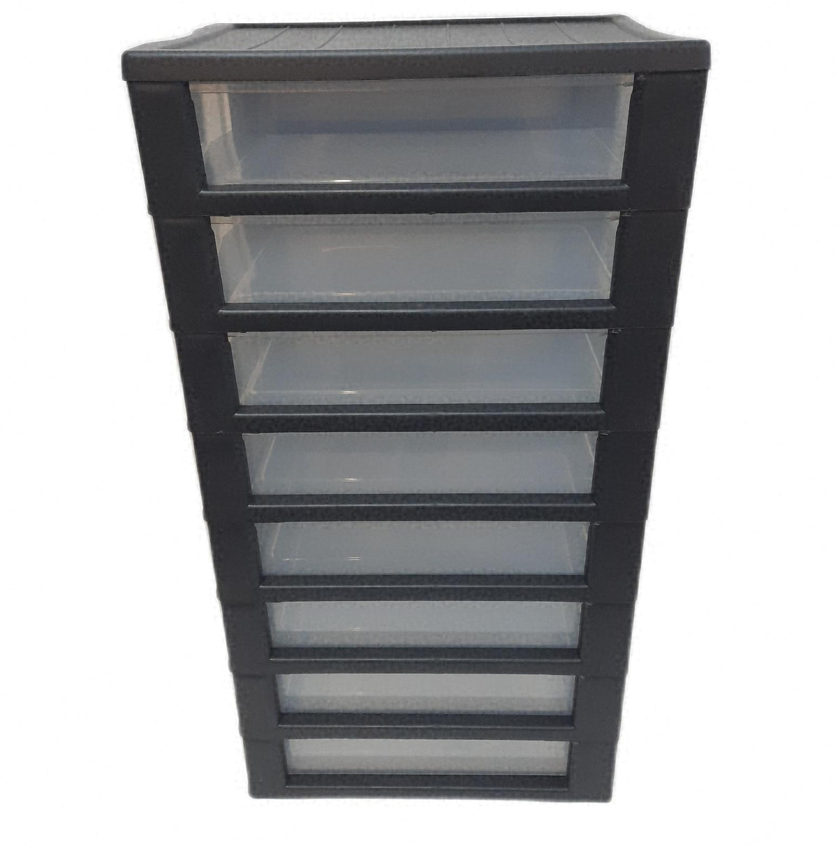 SUNDIS Orgamix Schubladenbox Kunststoff 8 Transparent Klebereste unten