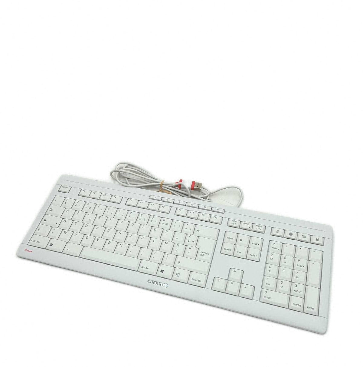 KEYBOARD kabelgebundene Tastatur französisches Layout AZERTY leiser Anschlag