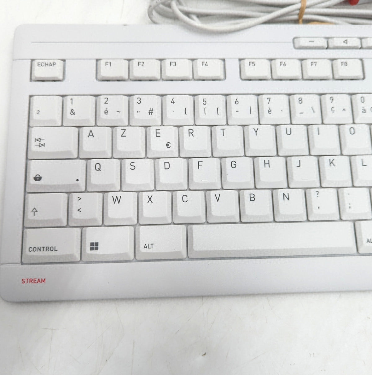 KEYBOARD kabelgebundene Tastatur französisches Layout AZERTY leiser Anschlag