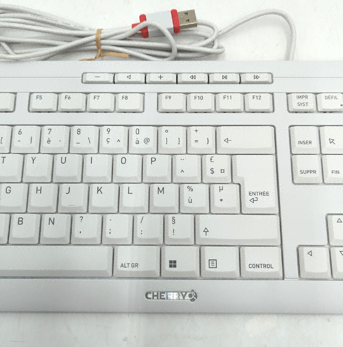 KEYBOARD kabelgebundene Tastatur französisches Layout AZERTY leiser Anschlag