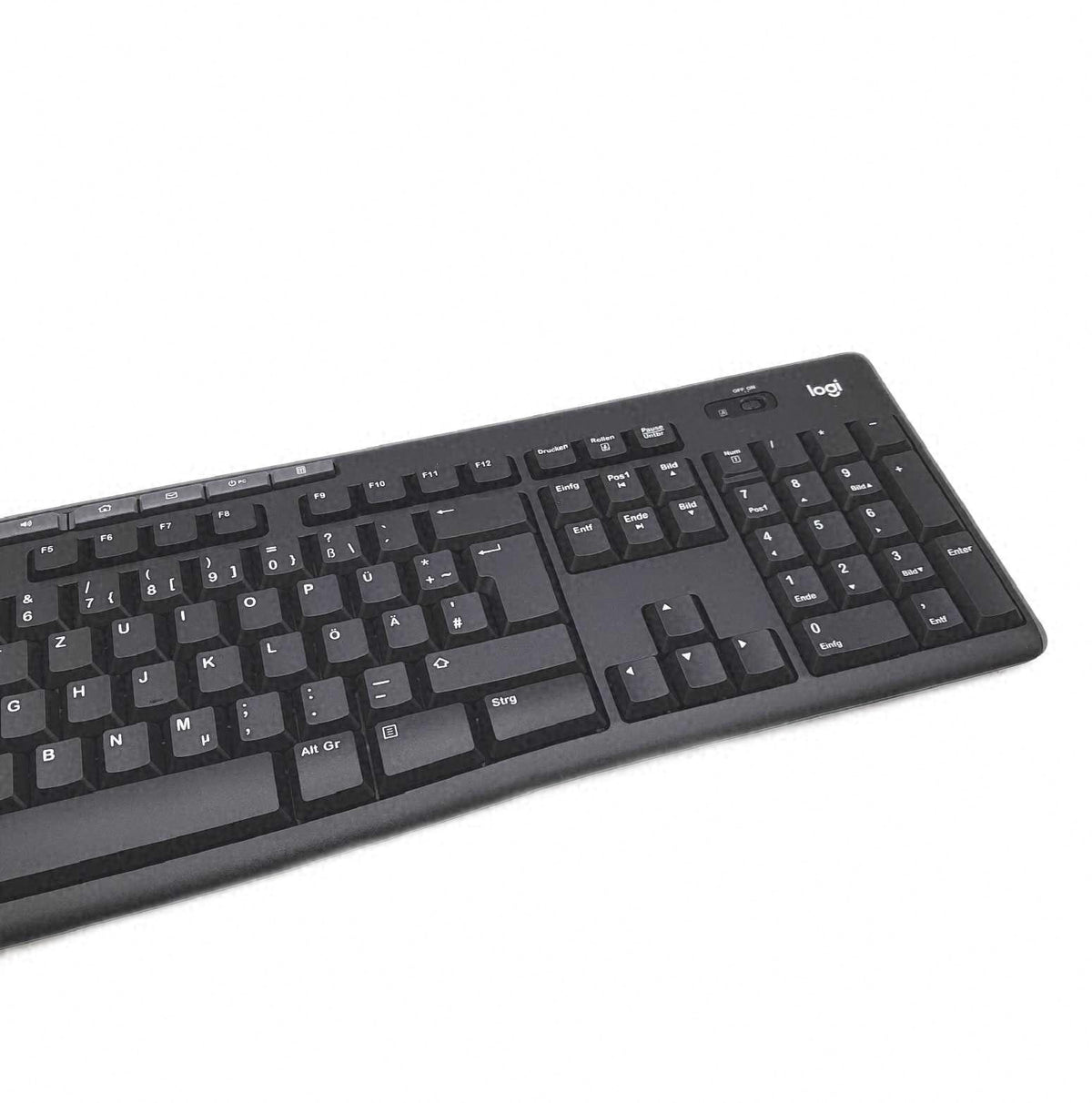 Logitech MK270 Kabellose Tastatur unvollständig Maus fehlt nur Tastatur Dongle