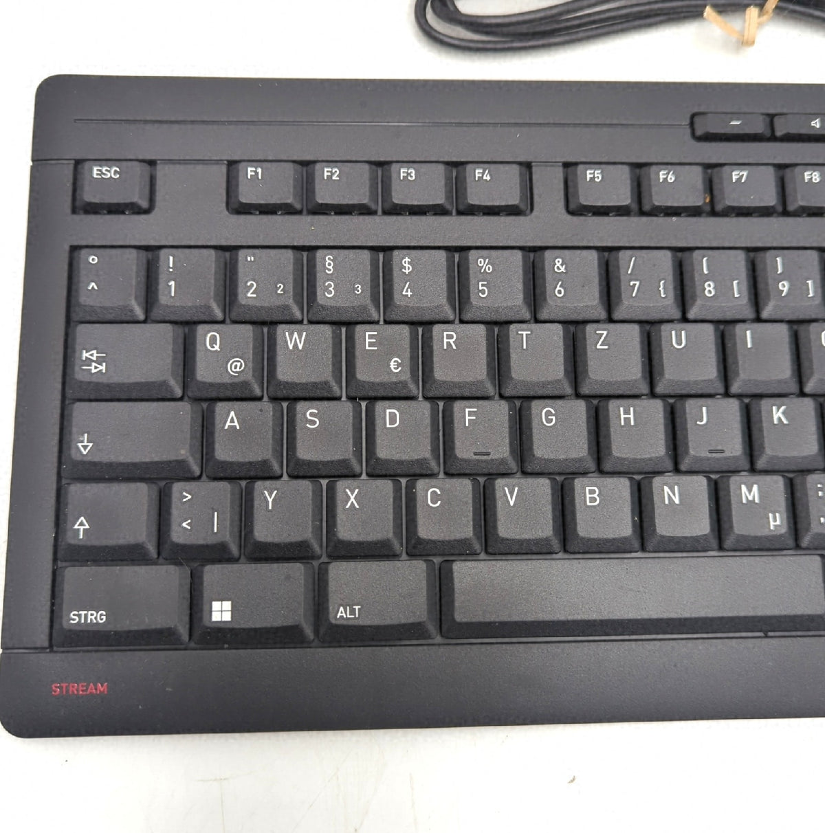 Cherry Stream Keyboard Deutsches Layout QWERTZ Kabelgebundene Tastatur PC USB Anschluss