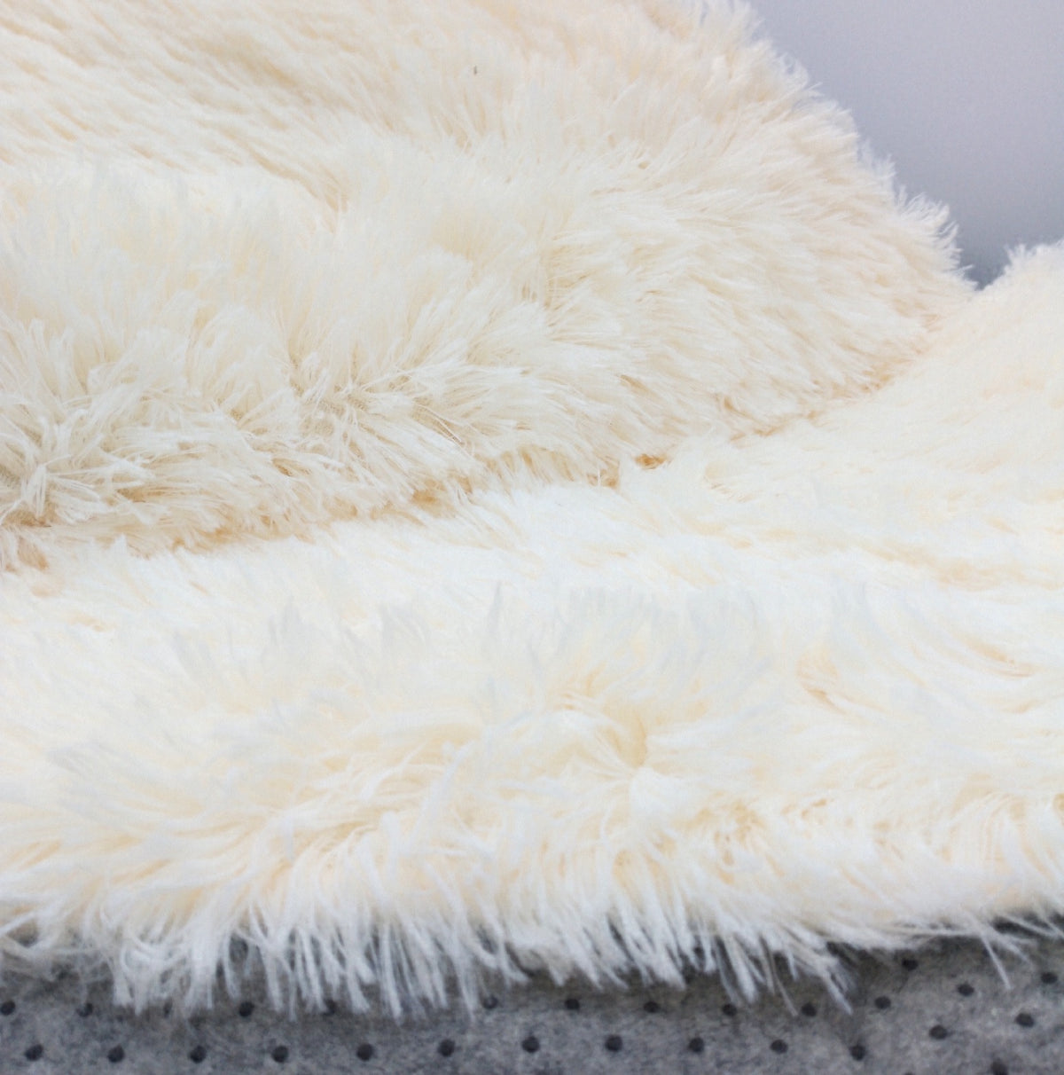 Wohnzimmer Teppich Flauschig Hochflor Waschbar Rutschfest Modern Design Teppich