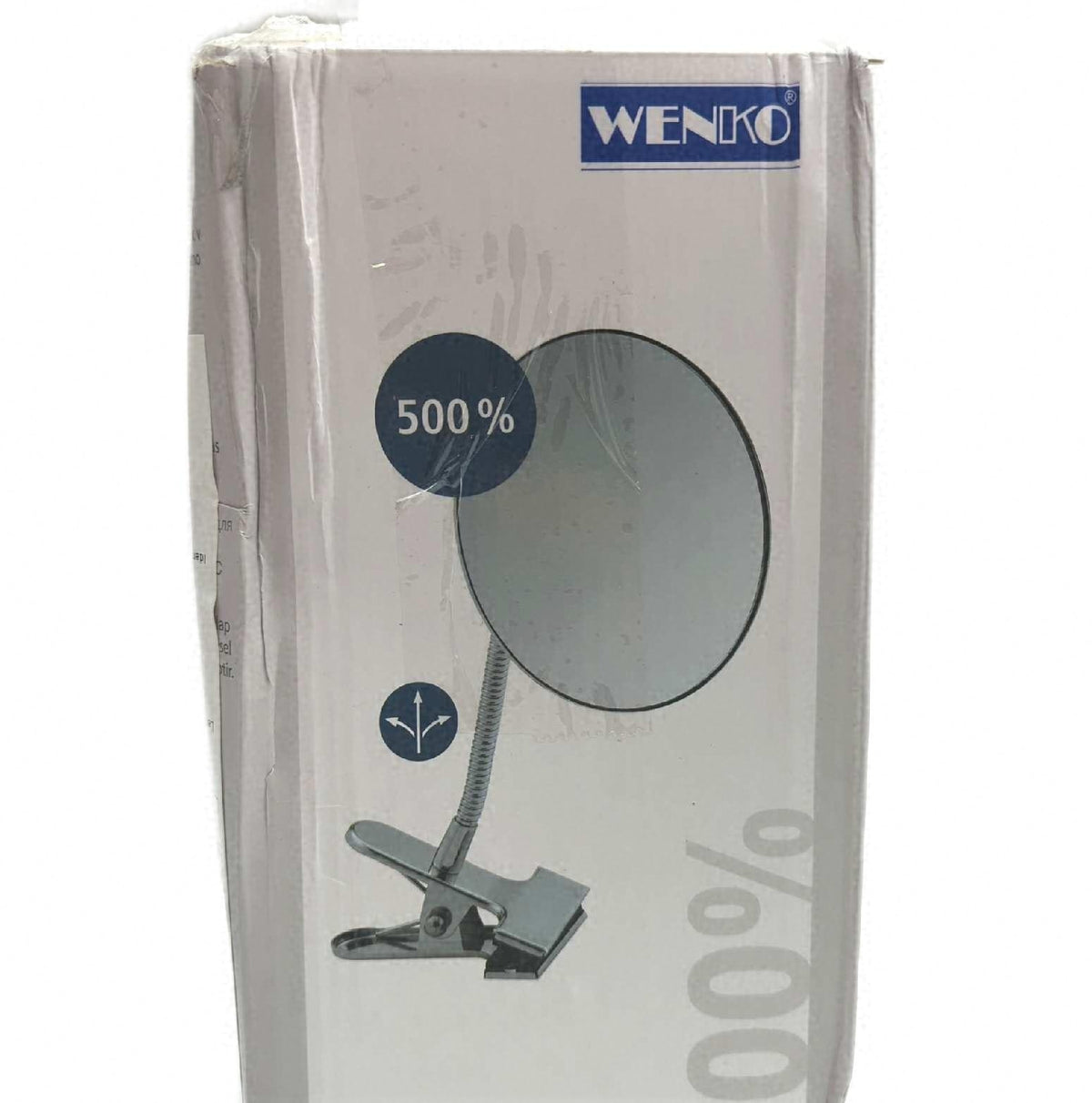 Wenko Kosmetikspiegel Clip Spiegelflache 15 cm Chrom Toilet Home Decor