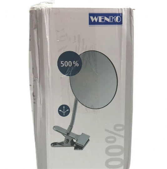 Wenko Kosmetikspiegel Clip Spiegelflache 15 cm Chrom Toilet Home Decor