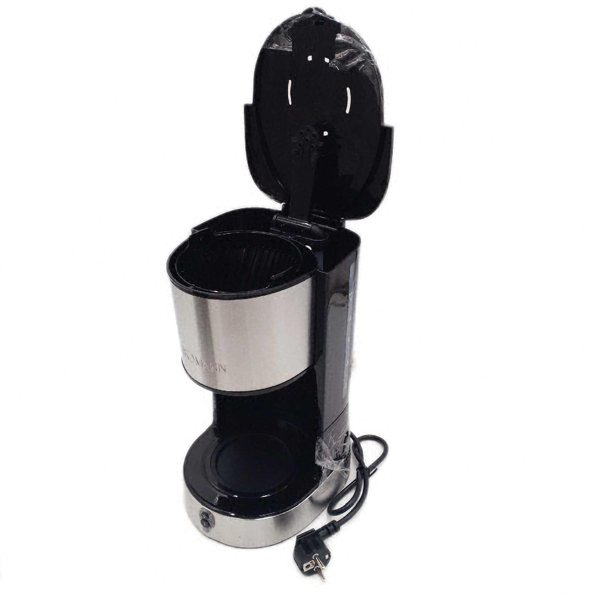 Bomann Kaffeemaschine Thermoskanne fuer 8 bis 10 Tassen Kaffee 12 Liter Fassungsvermoegen