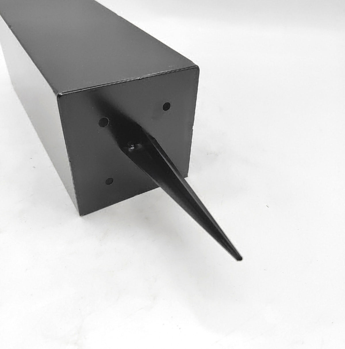 Metall nkvase für Grabgestecke wetterfeste Blumenvase mit Erdspieß für außen geeignet