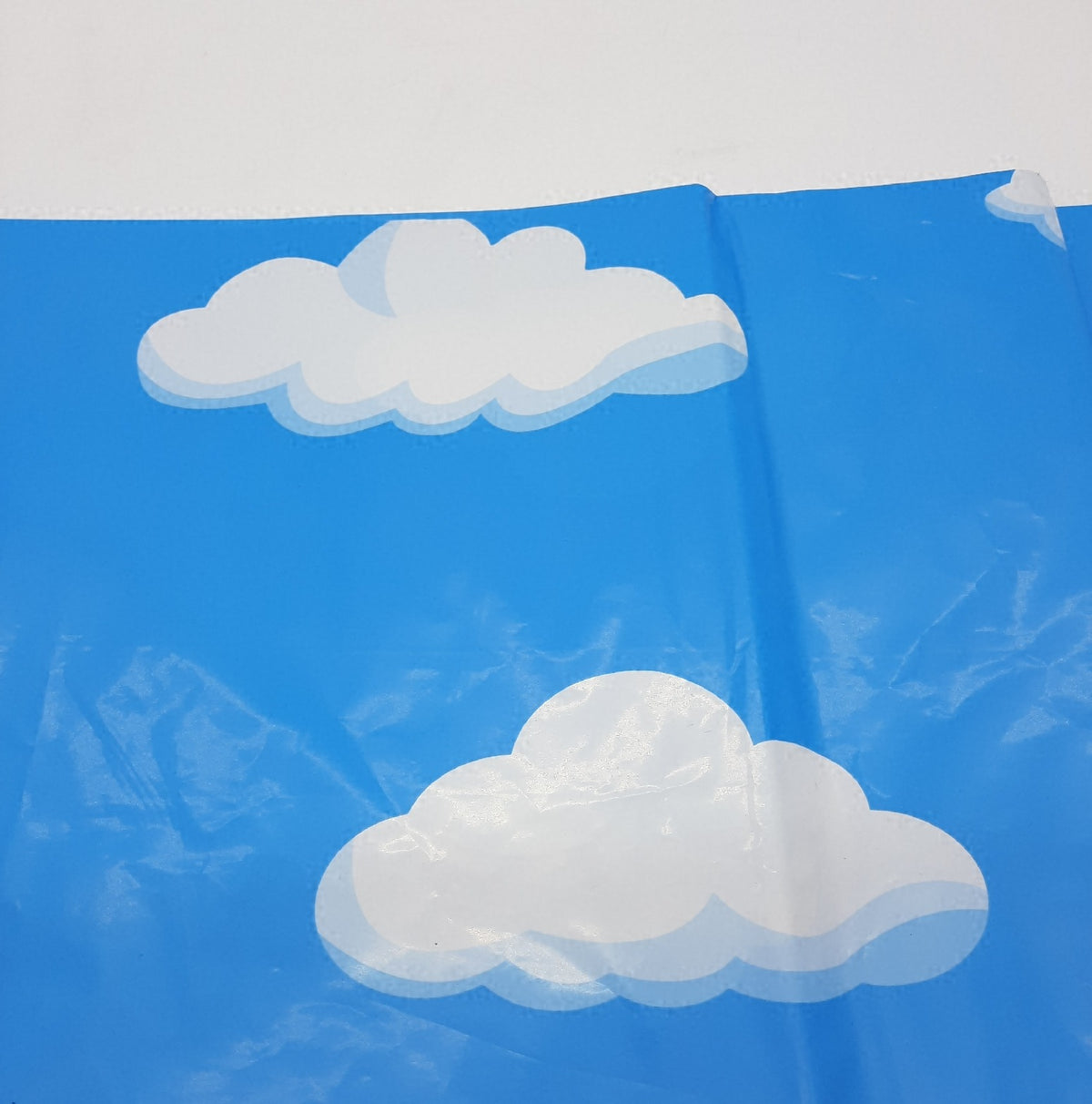 Pack Geschichte Geburtstag Tischtuch 137x274cm blauer Himmel weiße Wolke 4er Set