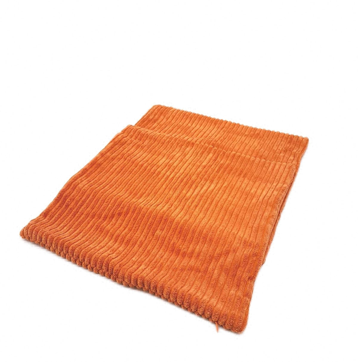 EMEMA Kissenbezug 50x50 cm Herbst Kordsamt Orange Dekokissenbezug Wohndecke Kissenbezüge