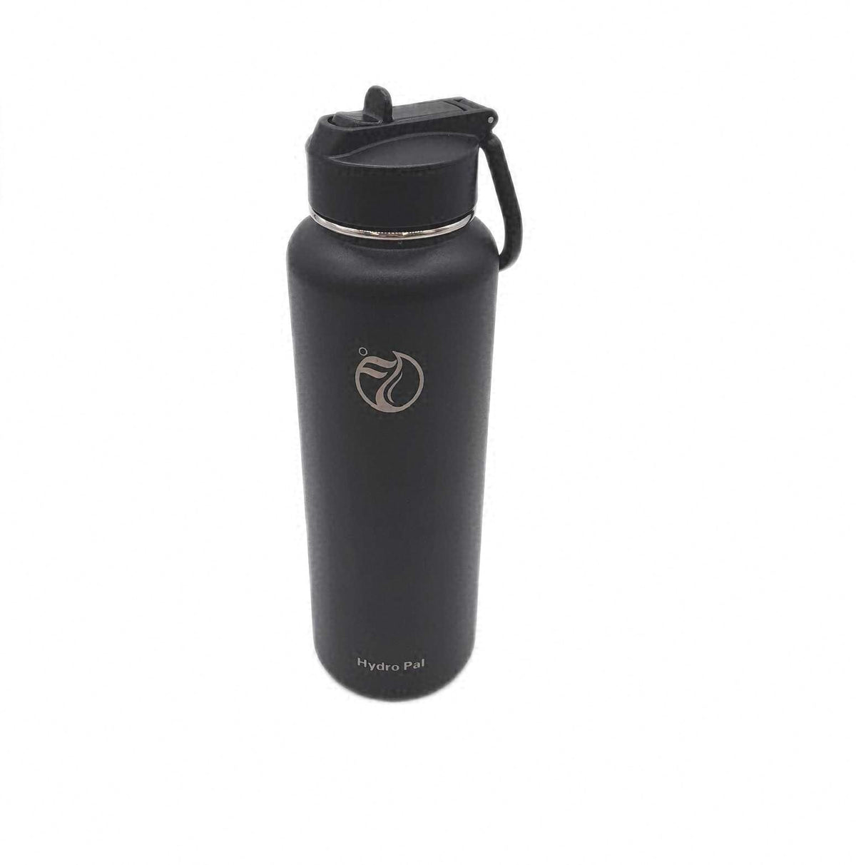 HydroPal Edelstahl Isolierflasche Trinkflasche 1 2L mit Strohhalm und 2 Deckeln