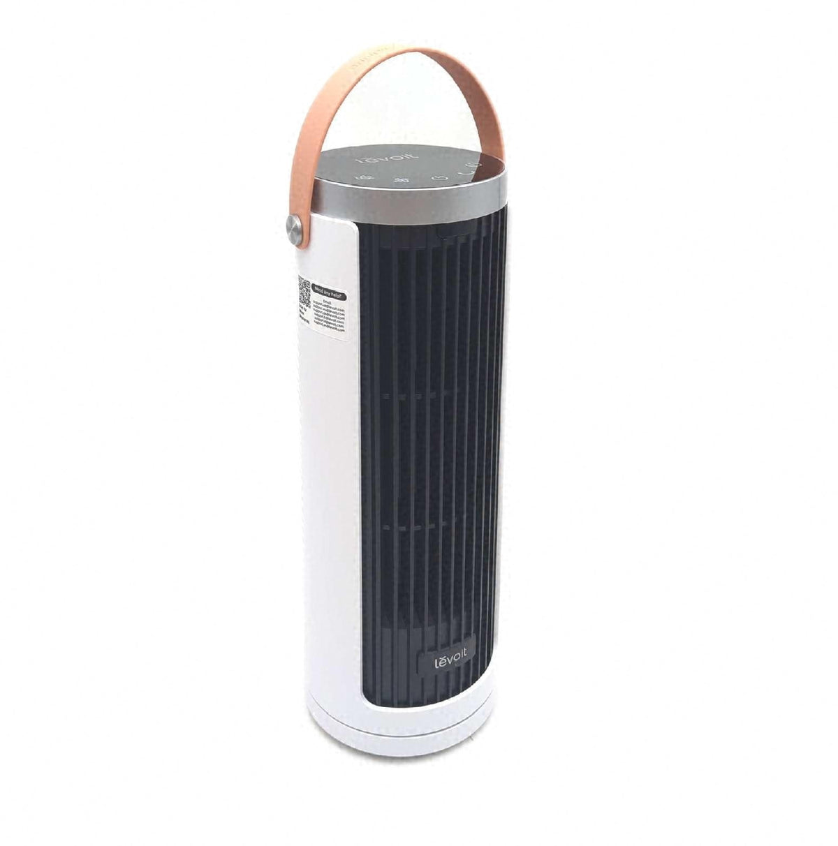 Levoit Mini 20dB leiser DC Turmventilator Mondweiß 33 cm Höhe bedientfeld leichte Kratzer