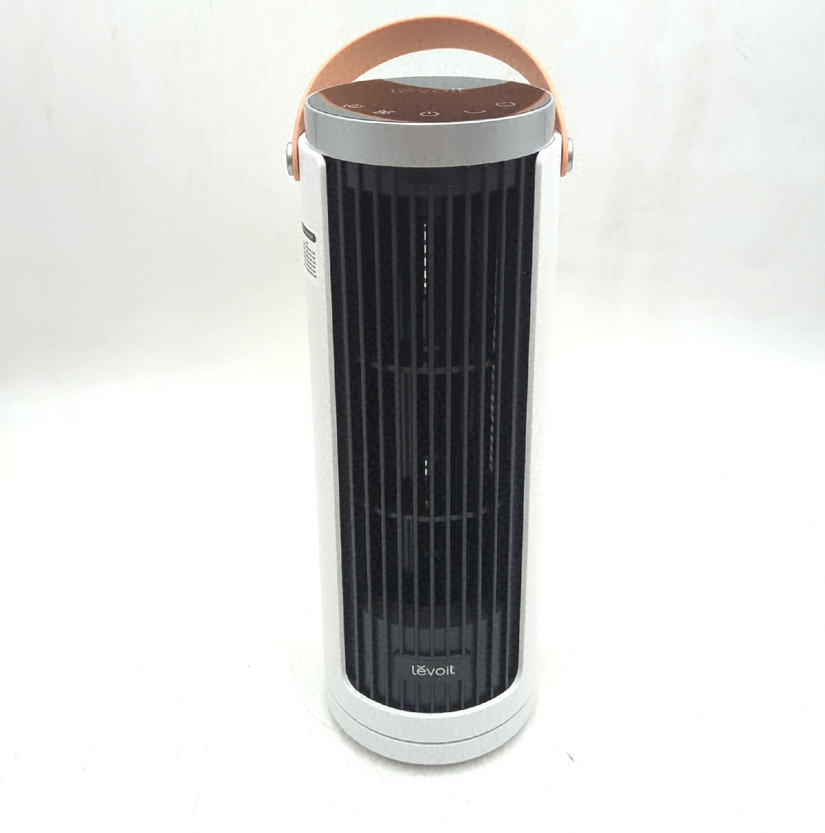 Levoit Mini 20dB leiser DC Turmventilator Mondweiß 33 cm Höhe bedientfeld leichte Kratzer