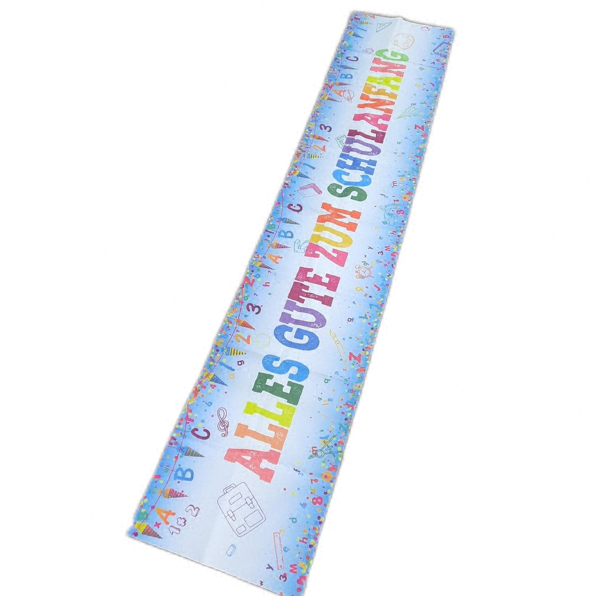 Tischläufer Einschulung Blau Tischdecke Deko Schulanfang Alles Gute Zum Fest