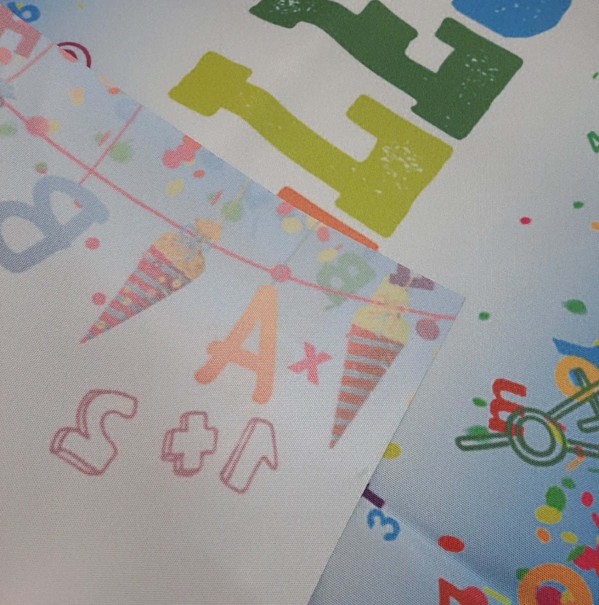 Tischläufer Einschulung Blau Tischdecke Deko Schulanfang Alles Gute Zum Fest
