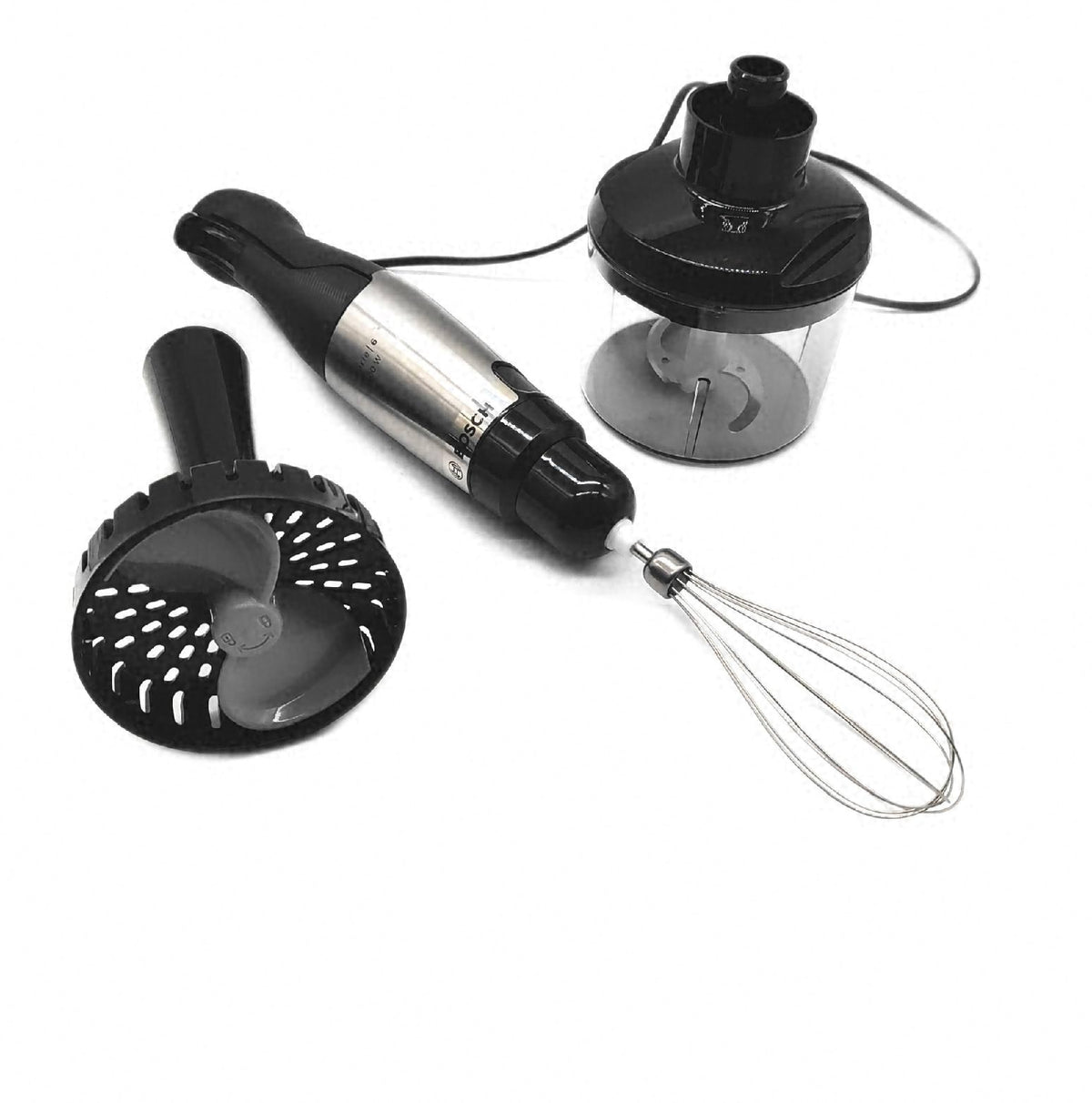 Bosch Stabmixer Set mit Schneebesen und Mixaufsatz, unvollständig