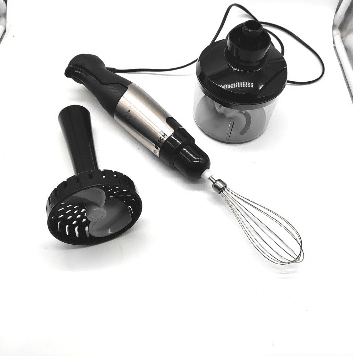 Bosch Stabmixer Set mit Schneebesen und Mixaufsatz, unvollständig