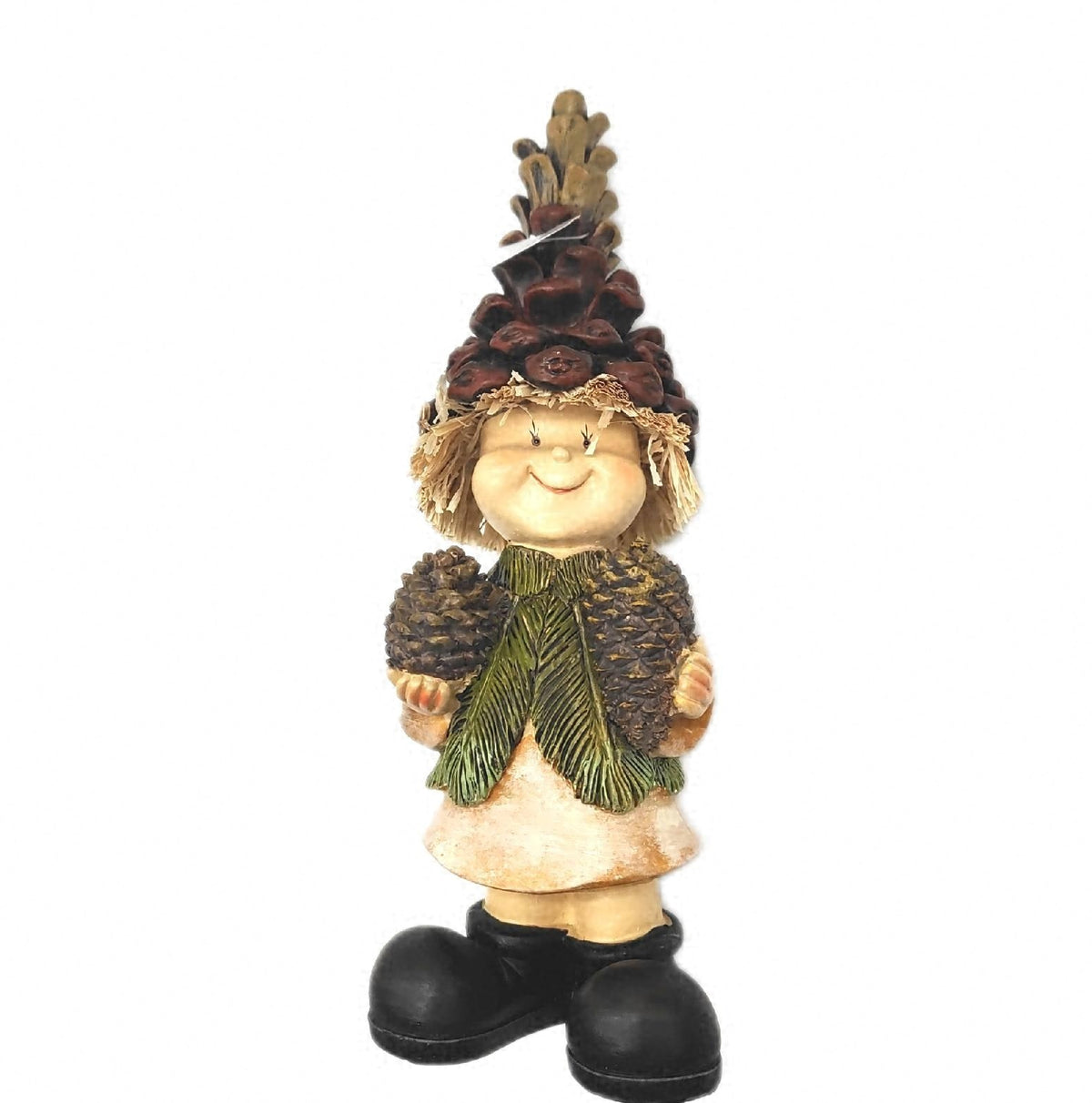 Sunny Toys 12663 Poly Tannenzapfen Wichtel circa 30 cm Figur 2 Fach Weihnachten Dekoration