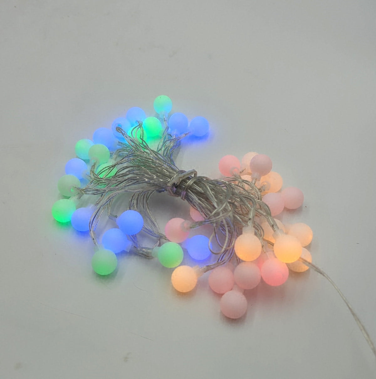 ZingBox USB Lichterkette Kugeln 6 Meter 40 LED Bunte Lichterkette Kugeln bunt