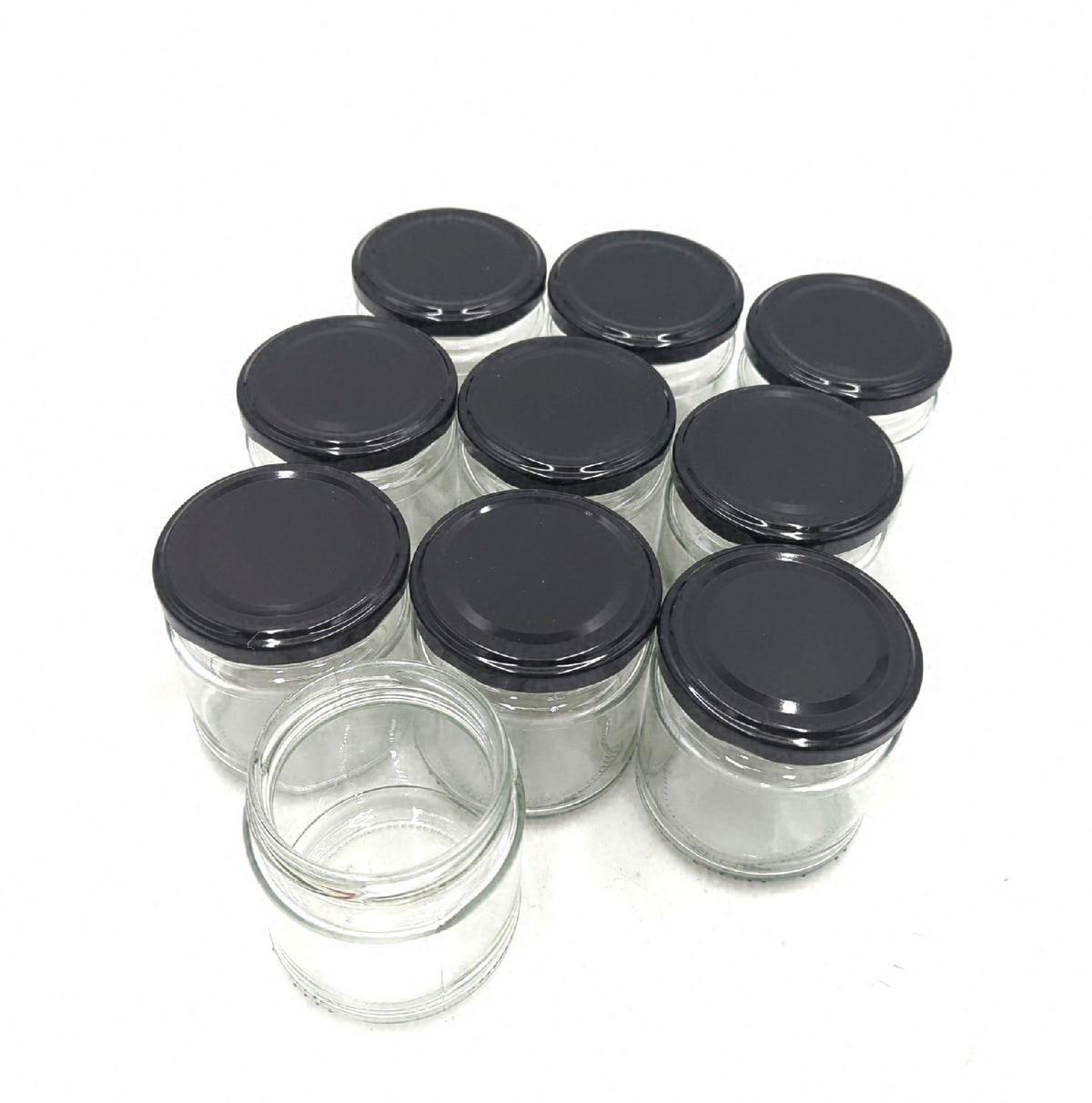 KADAX 10er Set Einmachgläser 200 ml Twist Off Deckel 66