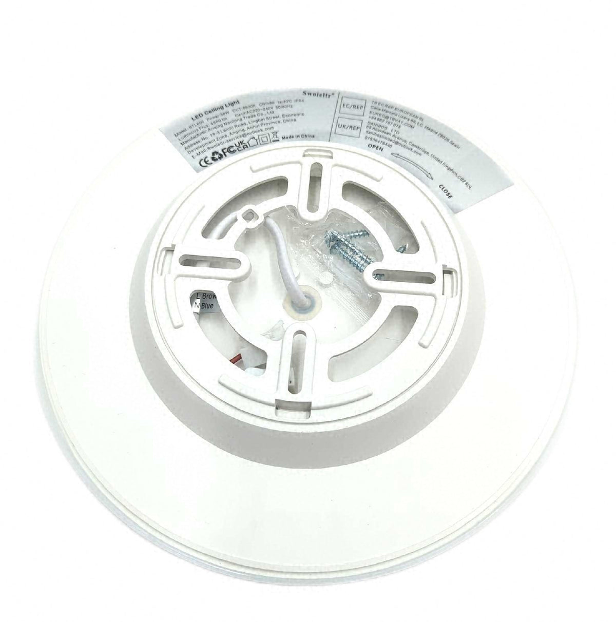 Lampe LED Deckenleuchte 36W 4500LM IP54 Wasserfest Deckenlampe 6500K Tageslichtweiß
