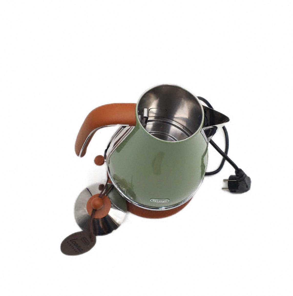 DeLonghi Wasserkocher Icona Vintage KBOV2001GR 17L Wasseranzeige