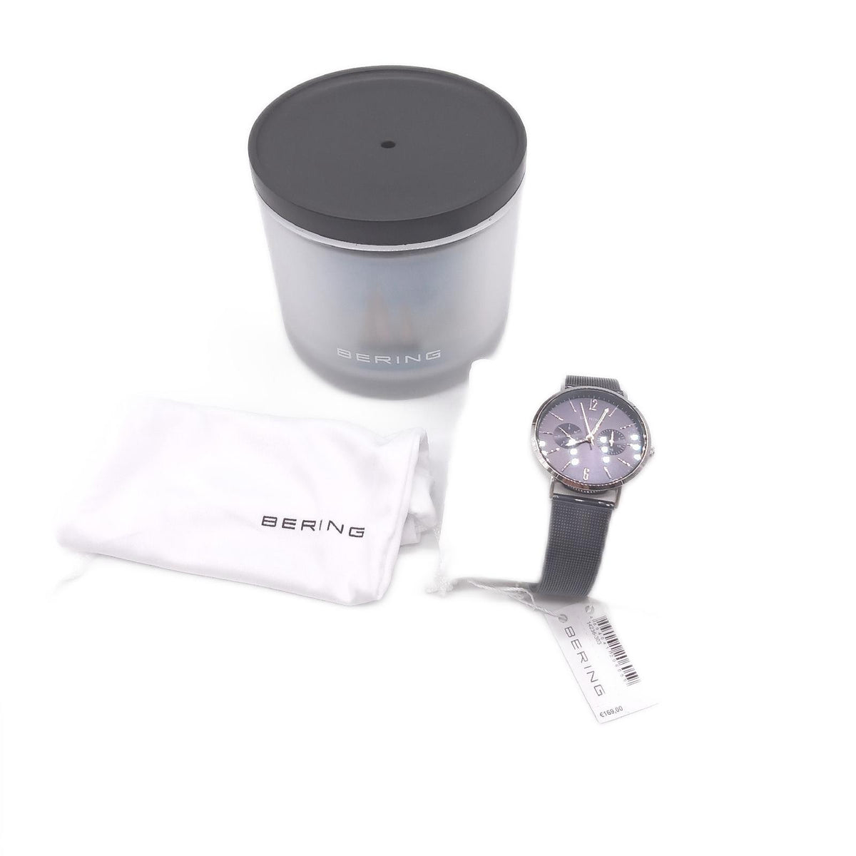 BERING Damen Uhr Quarz Blau Silber Defekt ohne Funktion Armband defekt