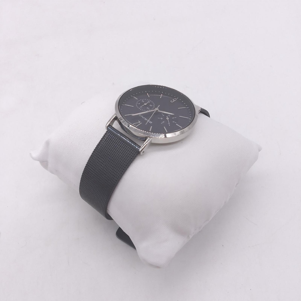 BERING Damen Uhr Quarz Blau Silber Defekt ohne Funktion Armband defekt