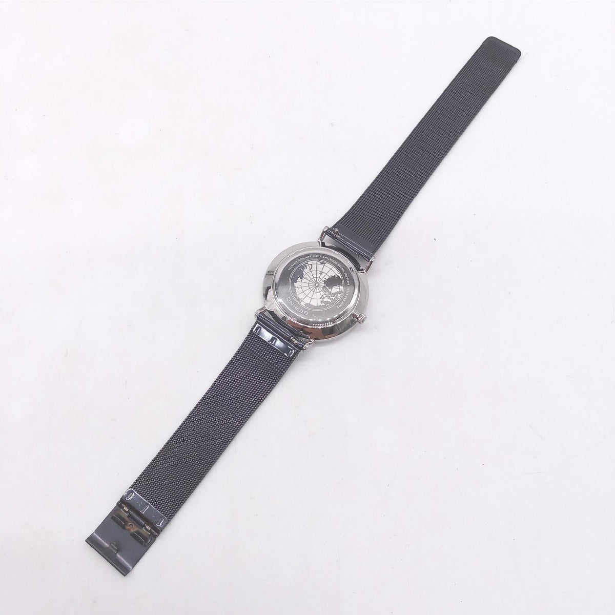 BERING Damen Uhr Quarz Blau Silber Defekt ohne Funktion Armband defekt