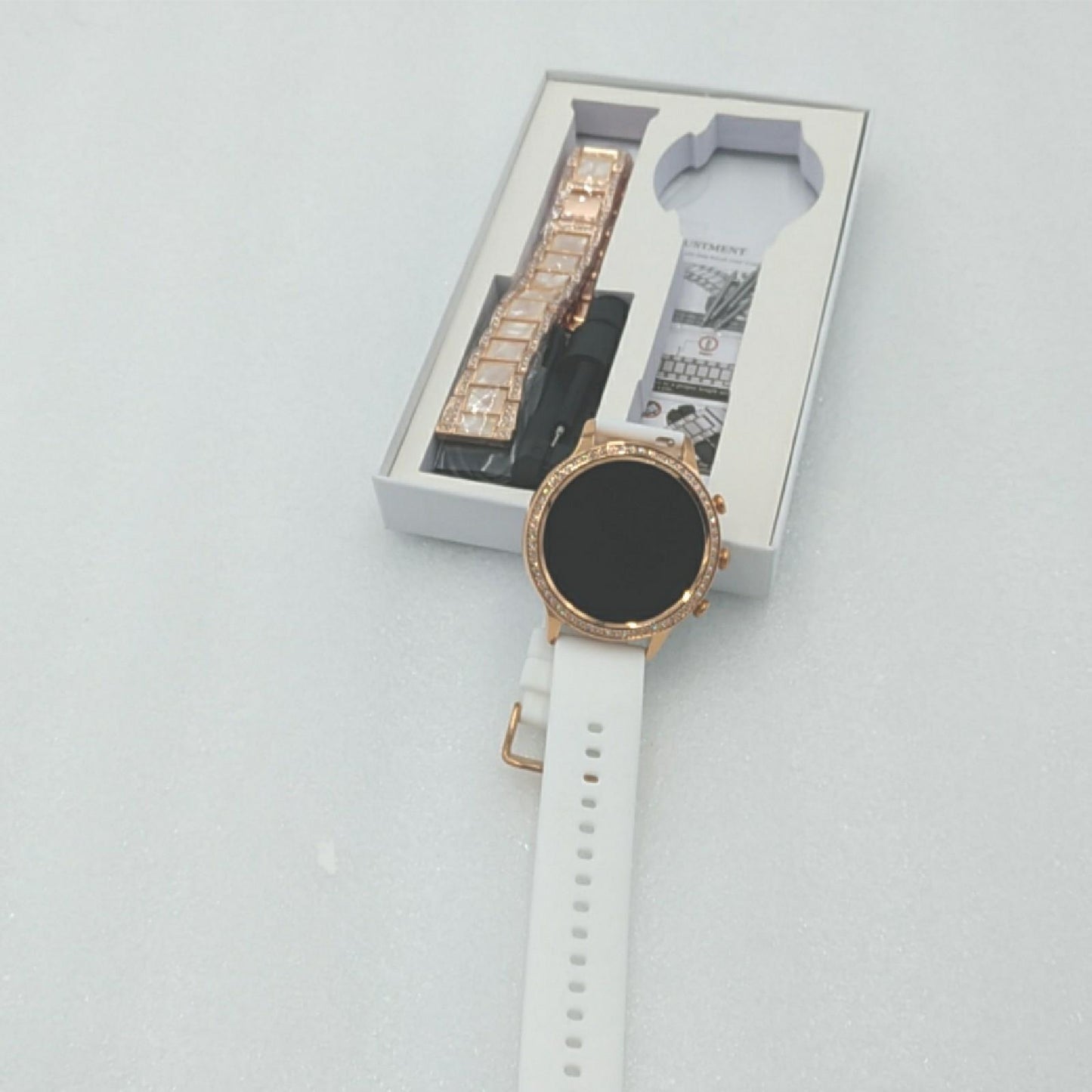 ZKCREATION Smartwatch Bluetooth Uhr Frau Anruf Verbunden Ansicht