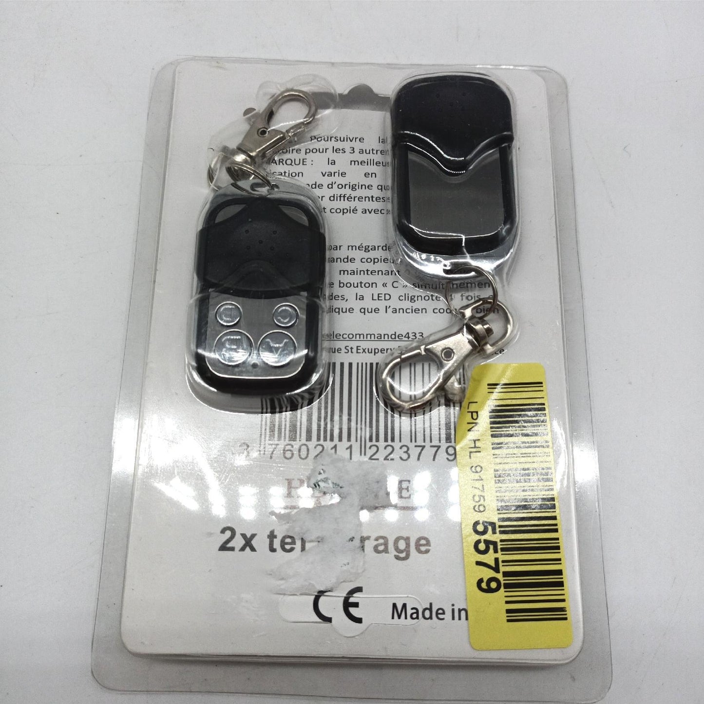 HD LINE Fernbedienung Garage Zubehör HD LINE Garagentoröffner 433MHz Funksteuer