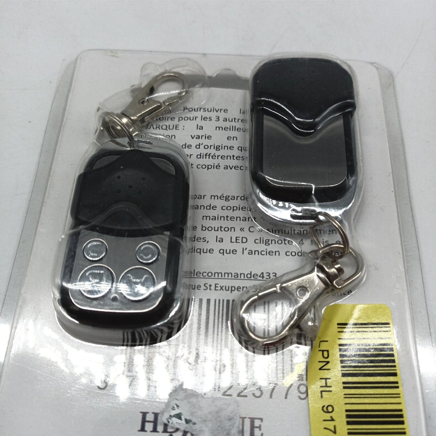HD LINE Fernbedienung Garage Zubehör HD LINE Garagentoröffner 433MHz Funksteuer