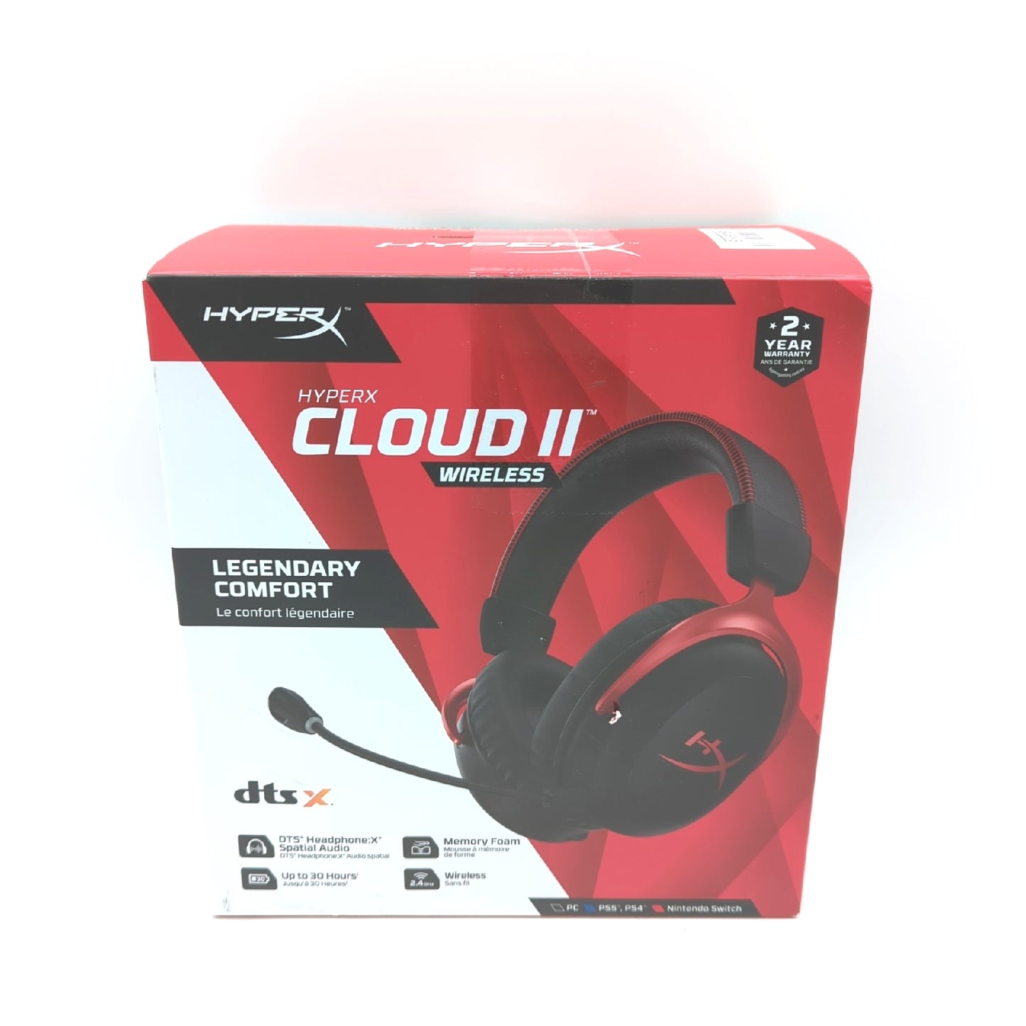 HyperX HHSC2X BARDG Gaming Headset Ohrbügel Schwarz Rot Soundrevolution