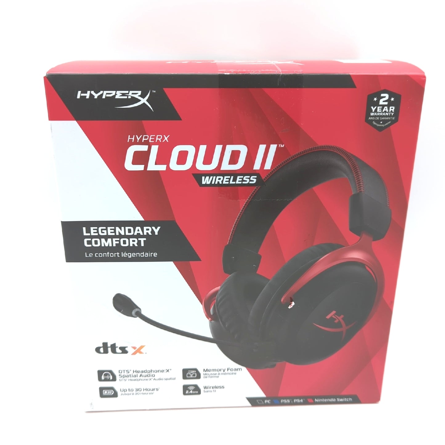 HyperX HHSC2X BARDG Gaming Headset Ohrbügel Schwarz Rot Soundrevolution