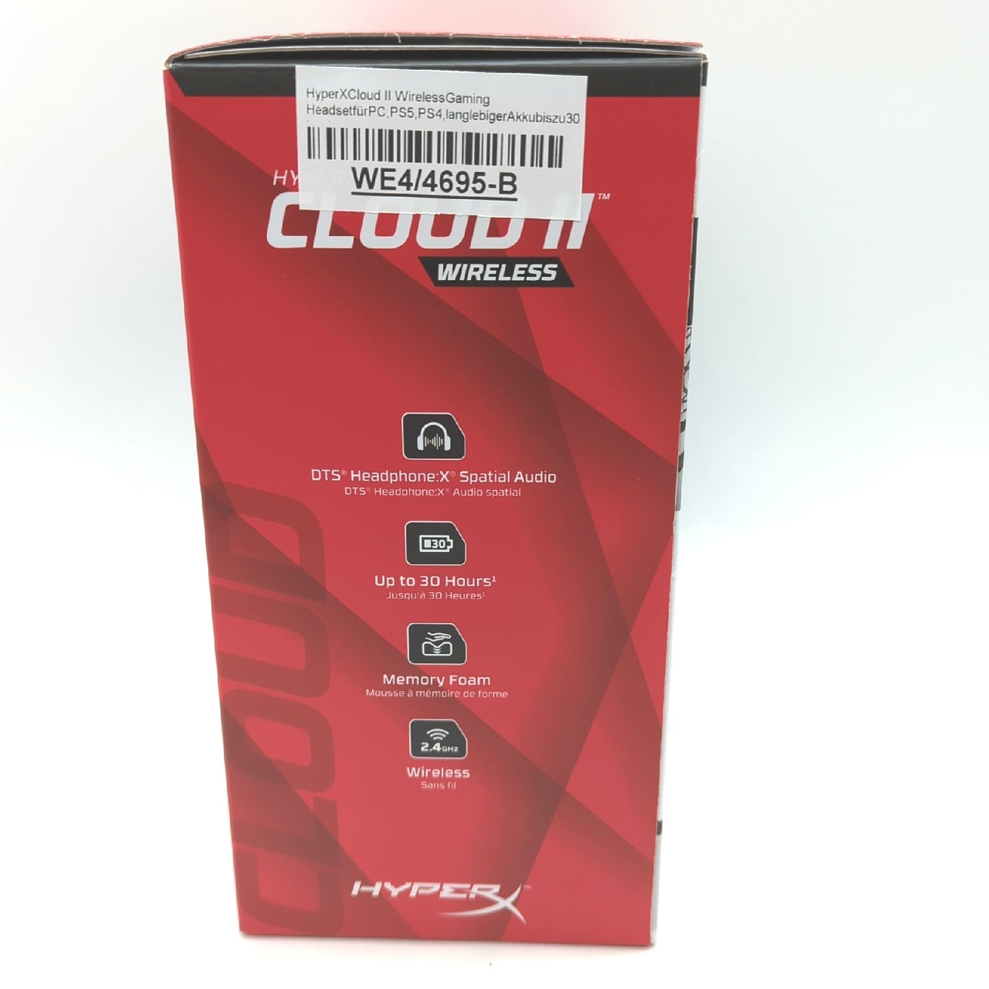 HyperX HHSC2X BARDG Gaming Headset Ohrbügel Schwarz Rot Soundrevolution