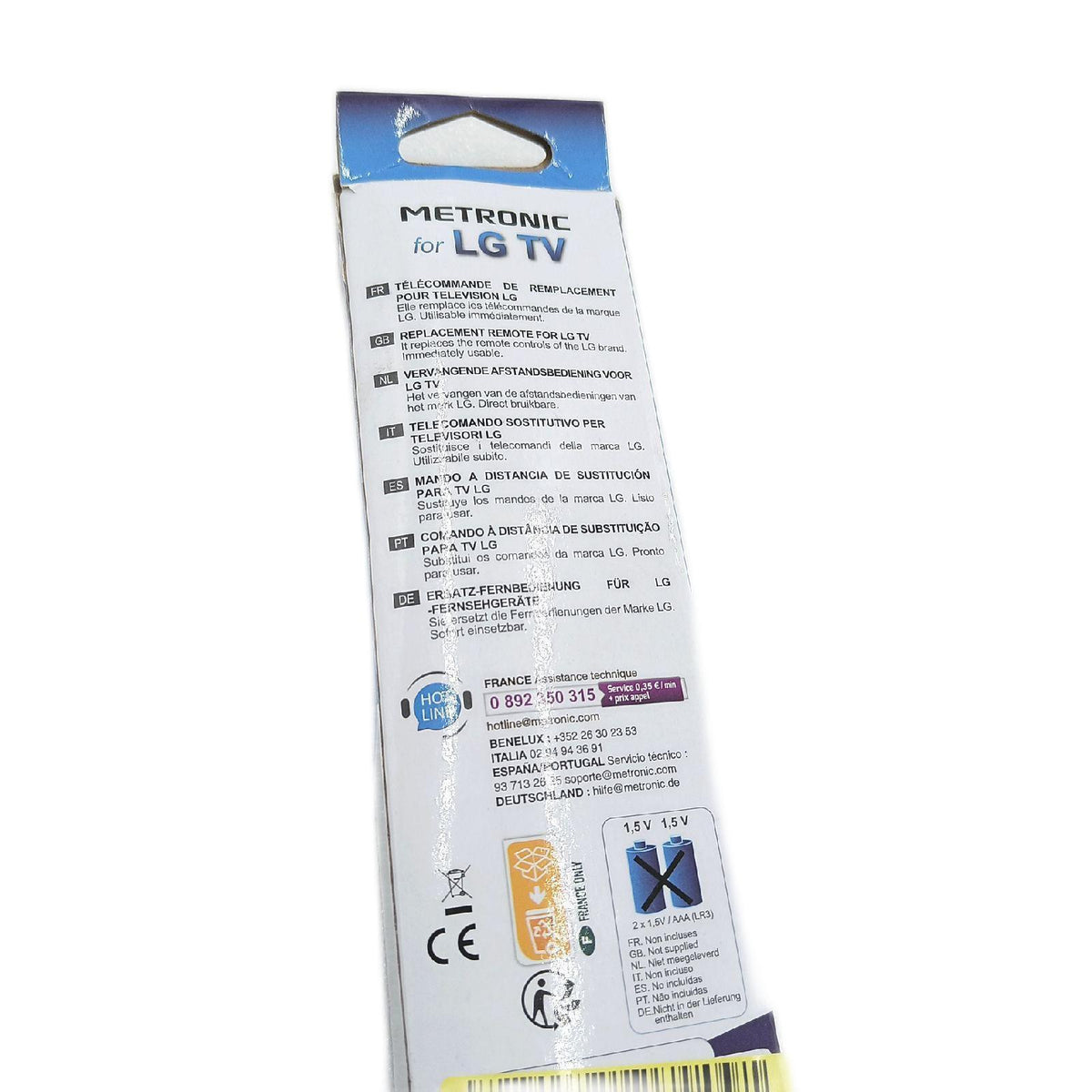 Metronic 495341 Ersatz-Fernbedienung für LG TV - 100% kompatibel